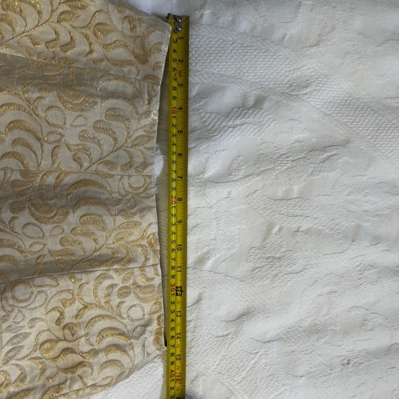 VTG Jones New York Women’s Size 8P 2 Piece Skirt Set Silk & Metallic Old Money - Picture 14 of 15